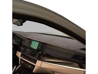 Covercraft SuedeMat Custom Dash Cover; Gray (93-96 Camaro w/ Alarm Sensor)