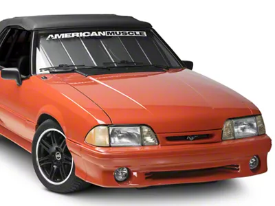 Covercraft UVS100 Heat Shield Custom Sunscreen; Blue Metallic (87-93 Mustang)