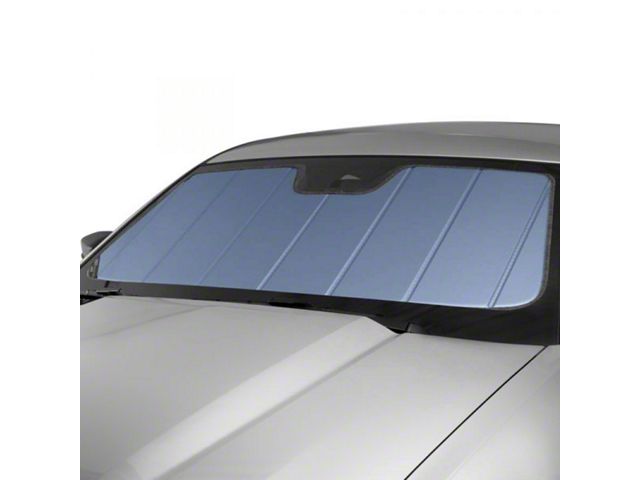 Covercraft UVS100 Heat Shield Custom Sunscreen; Blue Metallic (05-08 Corvette C6 Coupe)