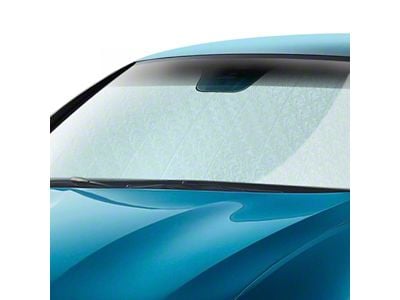 Covercraft UVS100 Heat Shield Premier Series Custom Sunscreen; Chrome Camouflage (20-24 Corvette C8)