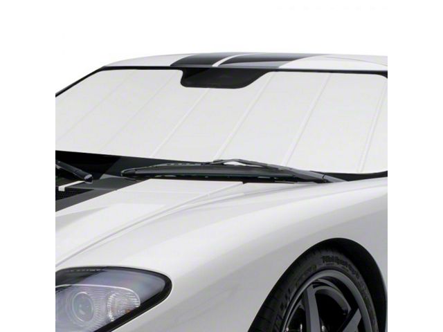 Covercraft UVS100 Heat Shield Premier Series Custom Sunscreen; White (14-19 Corvette C7)
