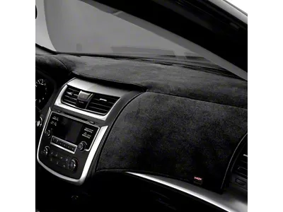 Covercraft VelourMat Custom Dash Cover; Black (93-96 Camaro w/ Alarm Sensor)