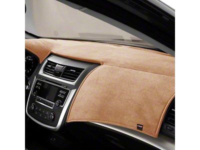 Covercraft VelourMat Custom Dash Cover; Caramel (93-96 Camaro w/ Alarm Sensor)