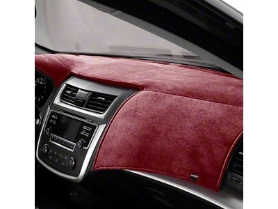 Covercraft VelourMat Custom Dash Cover; Red (16-24 Camaro w/o Heads Up Display)