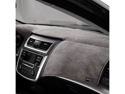 Covercraft VelourMat Custom Dash Cover; Smoke (93-96 Camaro w/ Alarm Sensor)