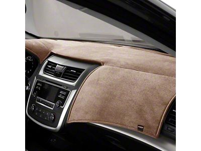 Covercraft VelourMat Custom Dash Cover; Taupe (93-96 Camaro w/ Alarm Sensor)