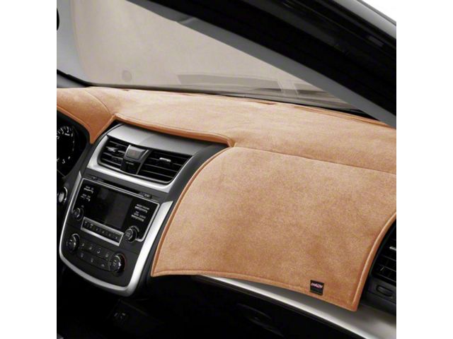 Covercraft VelourMat Custom Dash Cover; Caramel (05-13 Corvette C6 w/ Heads Up Display)