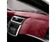 Covercraft VelourMat Custom Dash Cover; Red (15-23 Mustang w/o Forward Collision Warning)