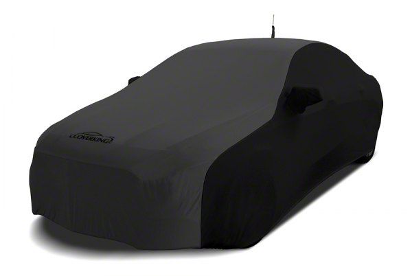 Coverking Camaro Satin Stretch Indoor Car Cover; Dark Blue