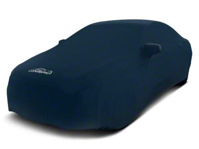 Coverking Satin Stretch Indoor Car Cover; Dark Blue (16-24 Camaro Convertible w/o Ground Effects Package)