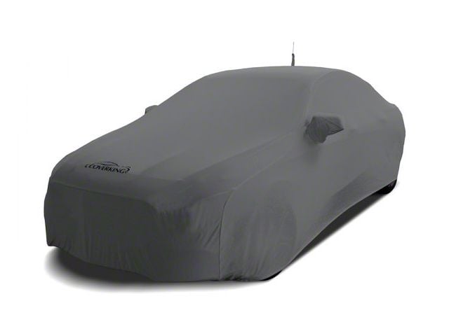 Coverking Satin Stretch Indoor Car Cover; Metallic Gray (17-24 Camaro ZL1 Coupe)