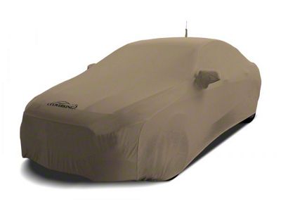 Coverking Satin Stretch Indoor Car Cover; Sahara Tan (17-24 Camaro Coupe w/ 1LE Package, Excluding ZL1)