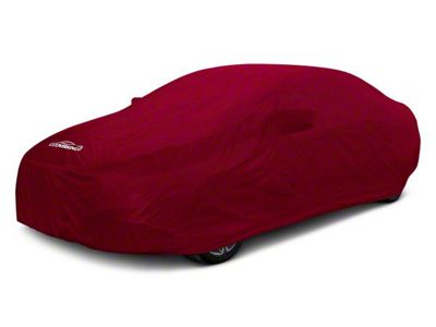Coverking Stormproof Car Cover with Rear Roof Antenna Pocket; Red (10-15 Camaro Coupe, Excluding Z/28)