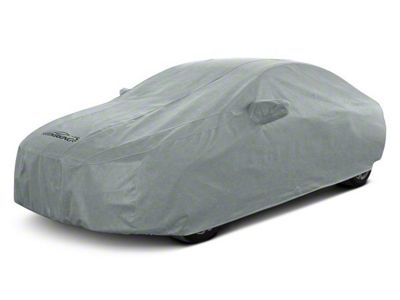 Coverking Coverbond Car Cover with Rear Roof Antenna Pocket; Gray (11-14 Charger)