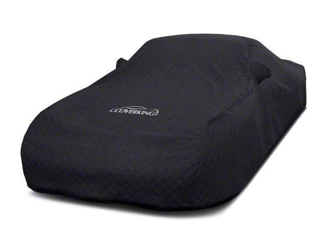 Coverking Moving Blanket Indoor Car Cover with Pocket; Black for Rod-Style Roof Antenna; Black (08-10 Charger w/ Rear Spoiler)
