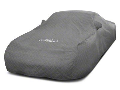Coverking Moving Blanket Indoor Car Cover with Pocket; Gray for Rod-Style Roof Antenna; Gray (08-10 Charger w/ Rear Spoiler)
