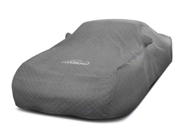 Coverking Moving Blanket Indoor Car Cover with Pocket; Gray for Rod-Style Roof Antenna; Gray (08-10 Charger w/o Rear Spoiler)