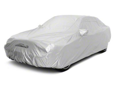 Coverking Silverguard Car Cover with Rear Roof Shark Fin Antenna Pocket (12-14 Charger)