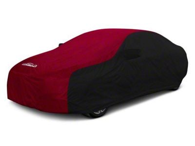 Coverking Stormproof Car Cover; Black/Red (15-23 Charger SRT Hellcat)