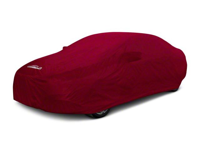 Coverking Stormproof Car Cover with Pocket for Rod-Style Roof Antenna; Red (08-10 Charger w/ Rear Spoiler)