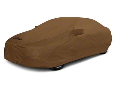 Coverking Stormproof Car Cover with Pocket for Rod-Style Roof Antenna; Tan (08-10 Charger w/ Rear Spoiler)