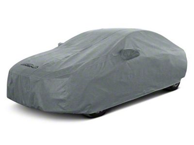 Coverking Triguard Indoor/Light Weather Car Cover with Pocket for Rod-Style Roof Antenna; Gray (08-10 Charger w/o Rear Spoiler)