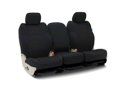 Coverking Neoprene Seat Covers; Red/Black (97-04 Corvette C5 Coupe)