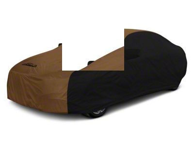 Coverking Stormproof Car Cover; Black/Tan (18-20 Mustang GT350R)