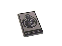 Coyote Badge Shop GT350R Style Boosted Turbo Emblem; Black with Grey Fill (Universal; Some Adaptation May Be Required)