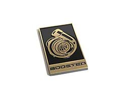 Coyote Badge Shop GT350R Style Boosted Turbo Emblem; Bronze with Black Fill (Universal; Some Adaptation May Be Required)
