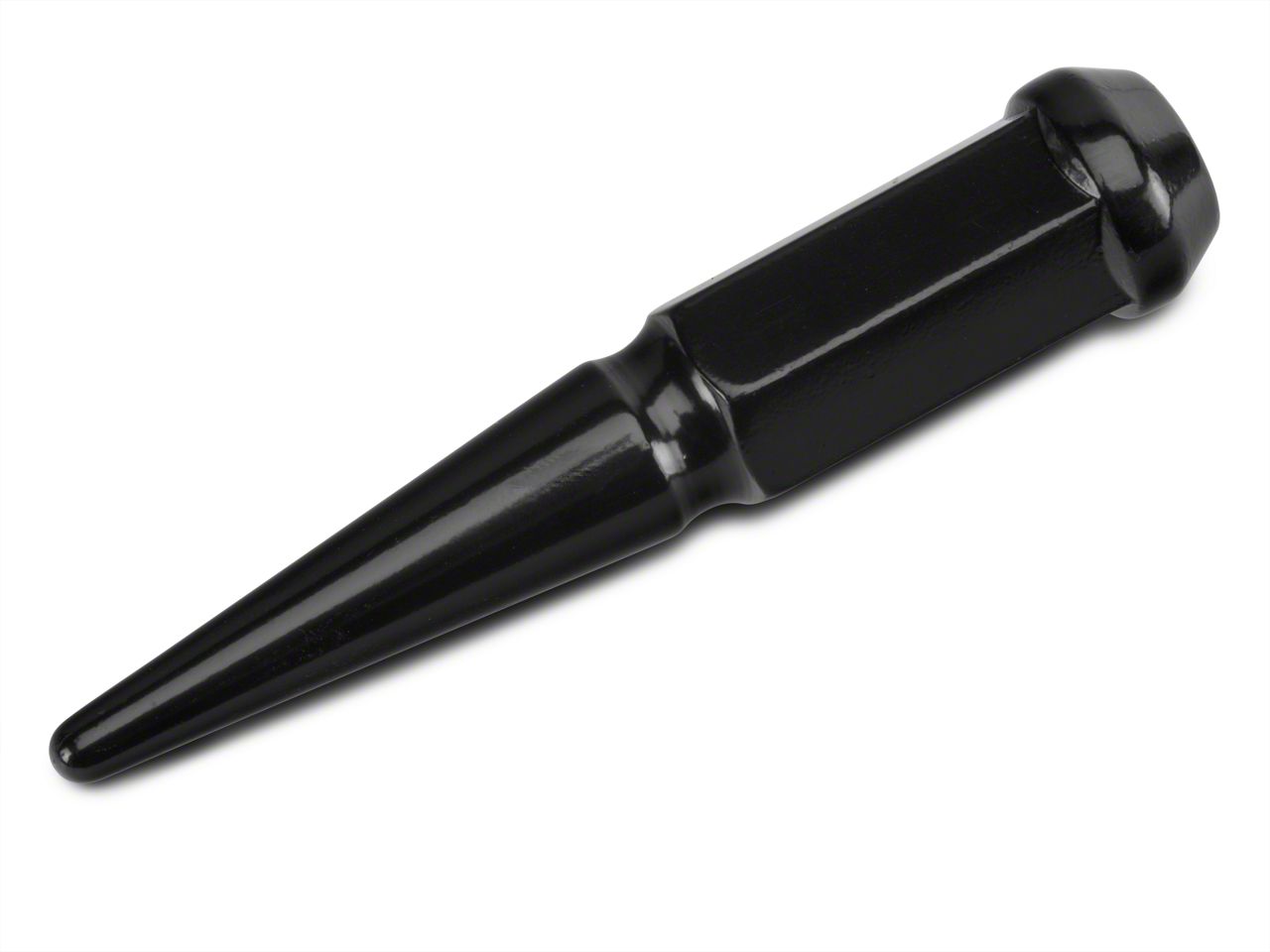 Mustang Black Spike Lug Nut Kit; 1/2-Inch x 20; Set of 20 (79-14