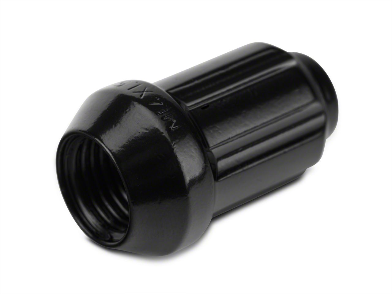 M14x1.5 Lug Nuts 14x1.5 7 Spline Lug Nuts M14 x 1.5 Black 2'' Tall 32