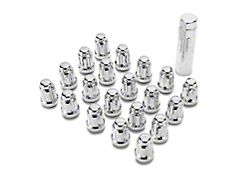 Chrome 6-Spline Lug Nut Kit; 14mm x 1.5; Set of 20 (08-23 Challenger)