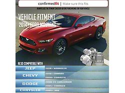 Chrome Lug Nut Kit; 14mm x 1.5; Set of 20 (08-23 Challenger)