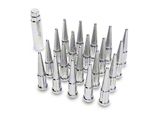 Chrome Spike Lug Nut Kit; 14mm x 1.5; Set of 20 (08-23 Challenger)