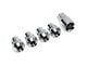 Locks with Key for Chrome Acorn Lug Nuts; 14mm x 1.5 (06-23 Charger)