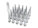 Chrome Spike Lug Nut Kit; 14mm x 1.5; Set of 20 (15-26 Mustang)