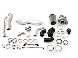 cp-e Atmosphere Turbo Bare Bones Kit with ReRoute Downpipe for Precision Turbos (15-23 Mustang EcoBoost)