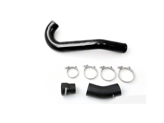 cp-e HotCharge Hot-Side Charge Pipe; Satin Black (15-23 Mustang EcoBoost)