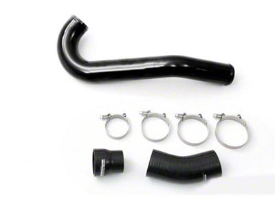 cp-e HotCharge Hot-Side Charge Pipe; Satin Black (15-23 Mustang EcoBoost)