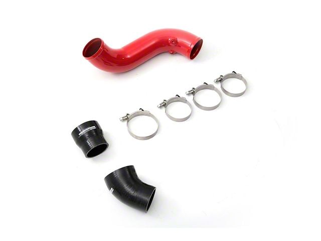 cp-e METHCharge Cold Side Charge Pipe; Race Red (15-23 Mustang EcoBoost)