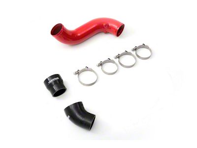 cp-e METHCharge Cold Side Charge Pipe; Race Red (15-23 Mustang EcoBoost)