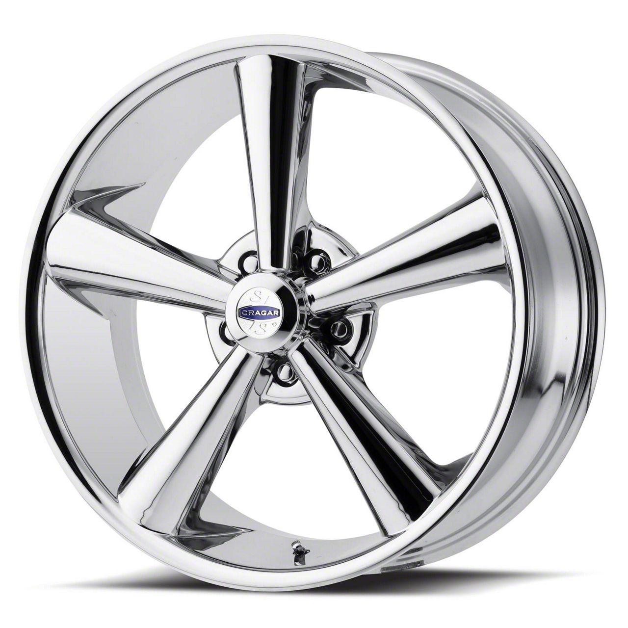 Cragar Challenger 614 Series Chrome Wheel; 20x8.5; 15mm Offset ...
