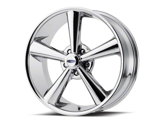 Cragar 614 Series Chrome Wheel; 18x8 (11-23 RWD Charger, Excluding Widebody)