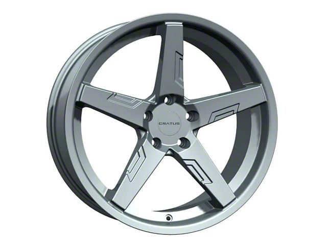 Cratus CR107 Dark Gunmetal Wheel; 22x9 (08-23 RWD Challenger, Excluding Widebody)