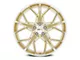 Cray Hammerhead Gloss Gold with Mirror Cut Face Wheel; 20x9 (10-15 Camaro)