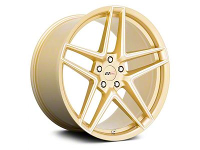 Cray Panthera Gloss Gold with Mirror Cut Face Wheel; 20x9; 38mm Offset (10-15 Camaro)