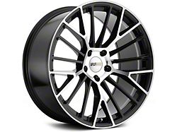 Cray Astoria Gloss Black with Mirror Cut Face Wheel; 18x9.5 (93-02 Camaro)