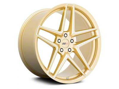 Cray Panthera Gloss Gold with Mirror Cut Face Wheel; 20x9 (16-24 Camaro)