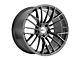Cray Astoria High Gloss Gunmetal Wheel; Rear Only; 20x10.5 (14-19 Corvette C7 Grand Sport, Stingray)